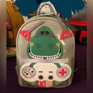 Disney Pixar Loungefly Toy Story Rex Backpack NWT